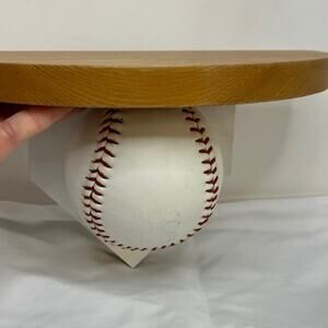 Wood Baseball/Softball Shelf for Kids Room